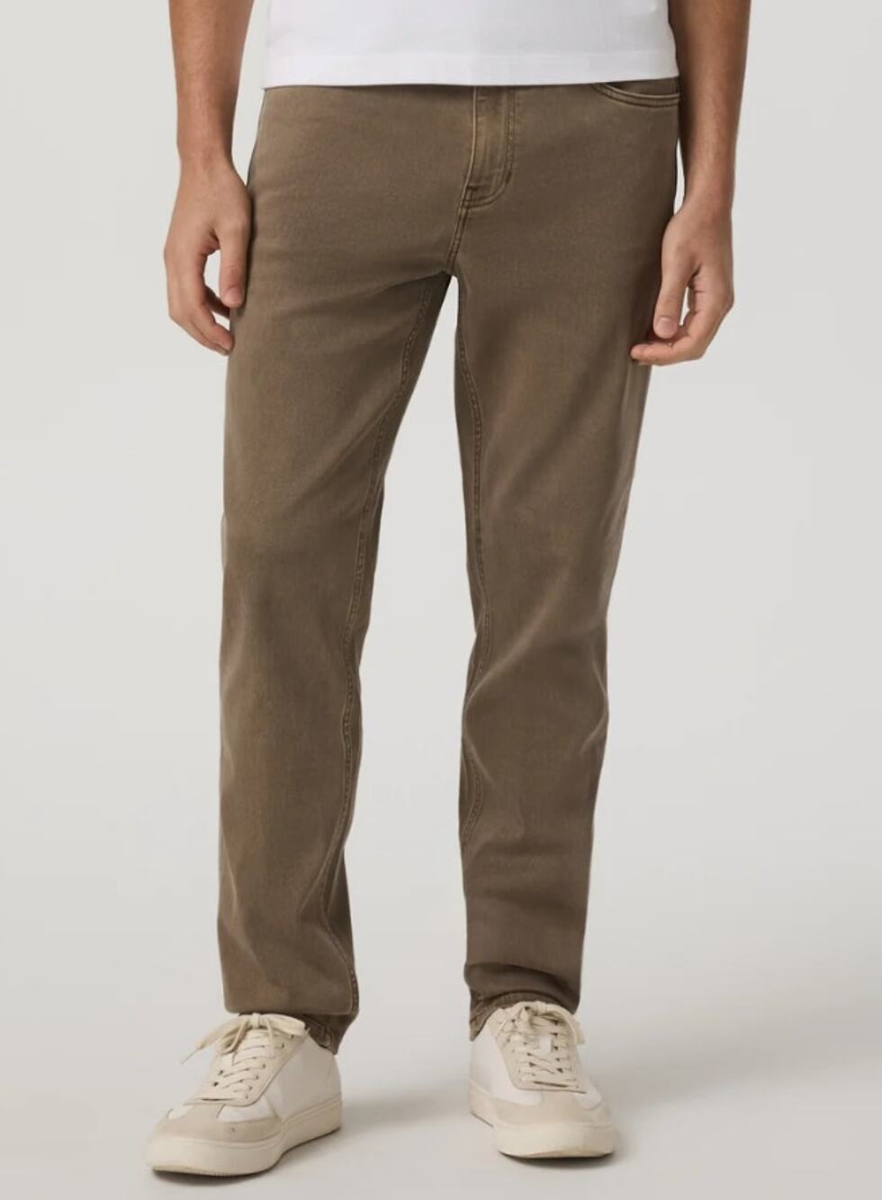 Vuori Benton Stretch Twill Pants Athletic Slim 35 x 31 Peppercorn olive green